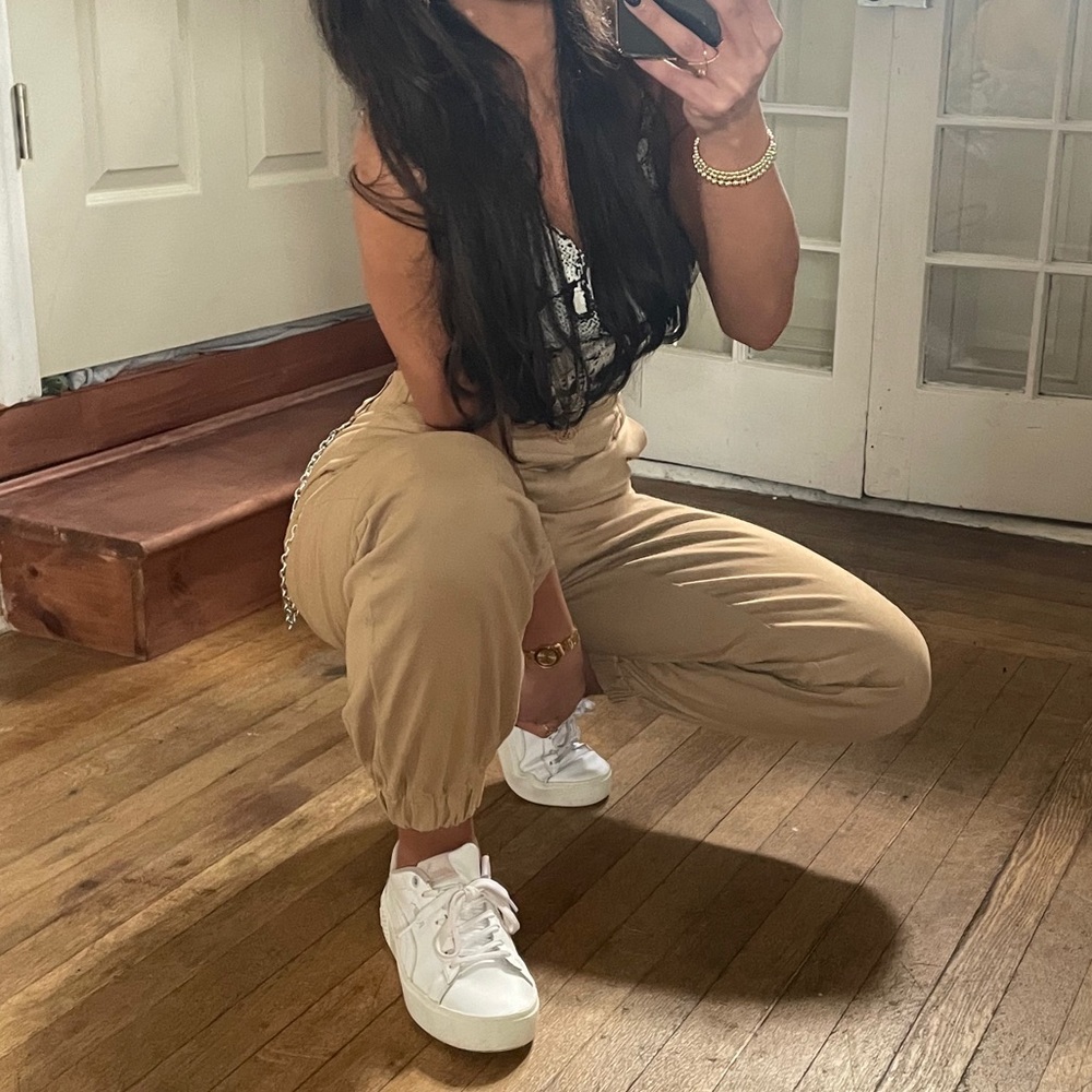 Cargo Pants with Chain